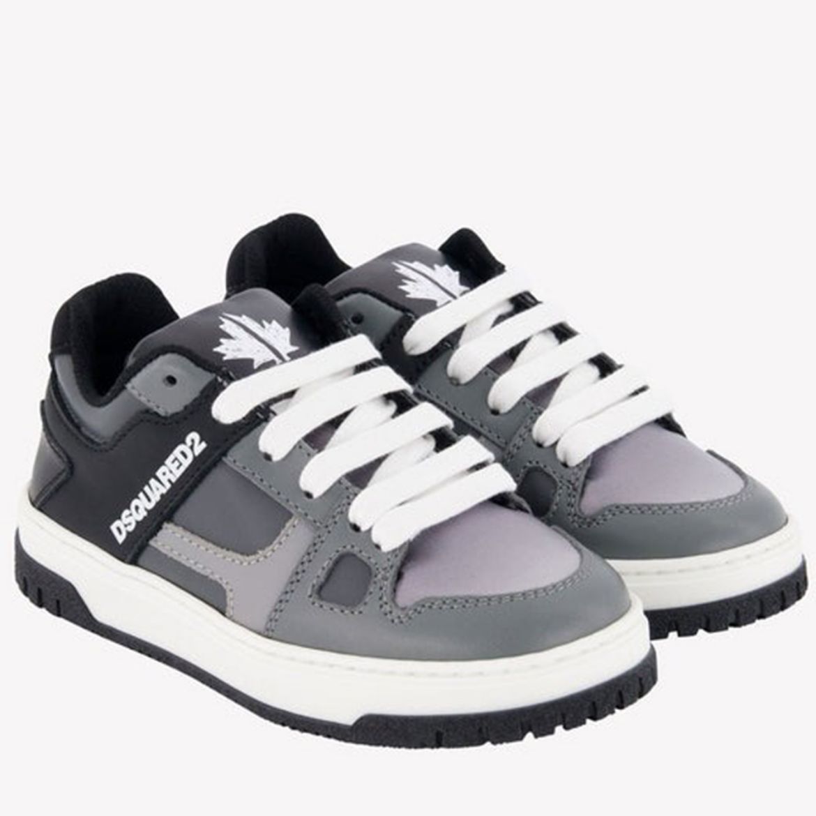 Picture of Dsquared Boys Grey Trainers