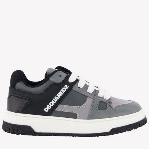 Picture of Dsquared Boys Grey Trainers