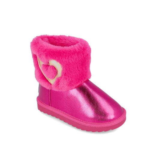 Picture of Agatha Girls Pink Fluffy Boots