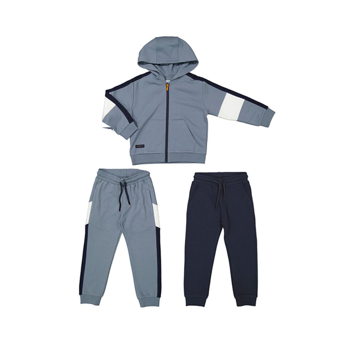 Picture of Mayoral Boys Grey & Navy 3 Piece Tracksuit