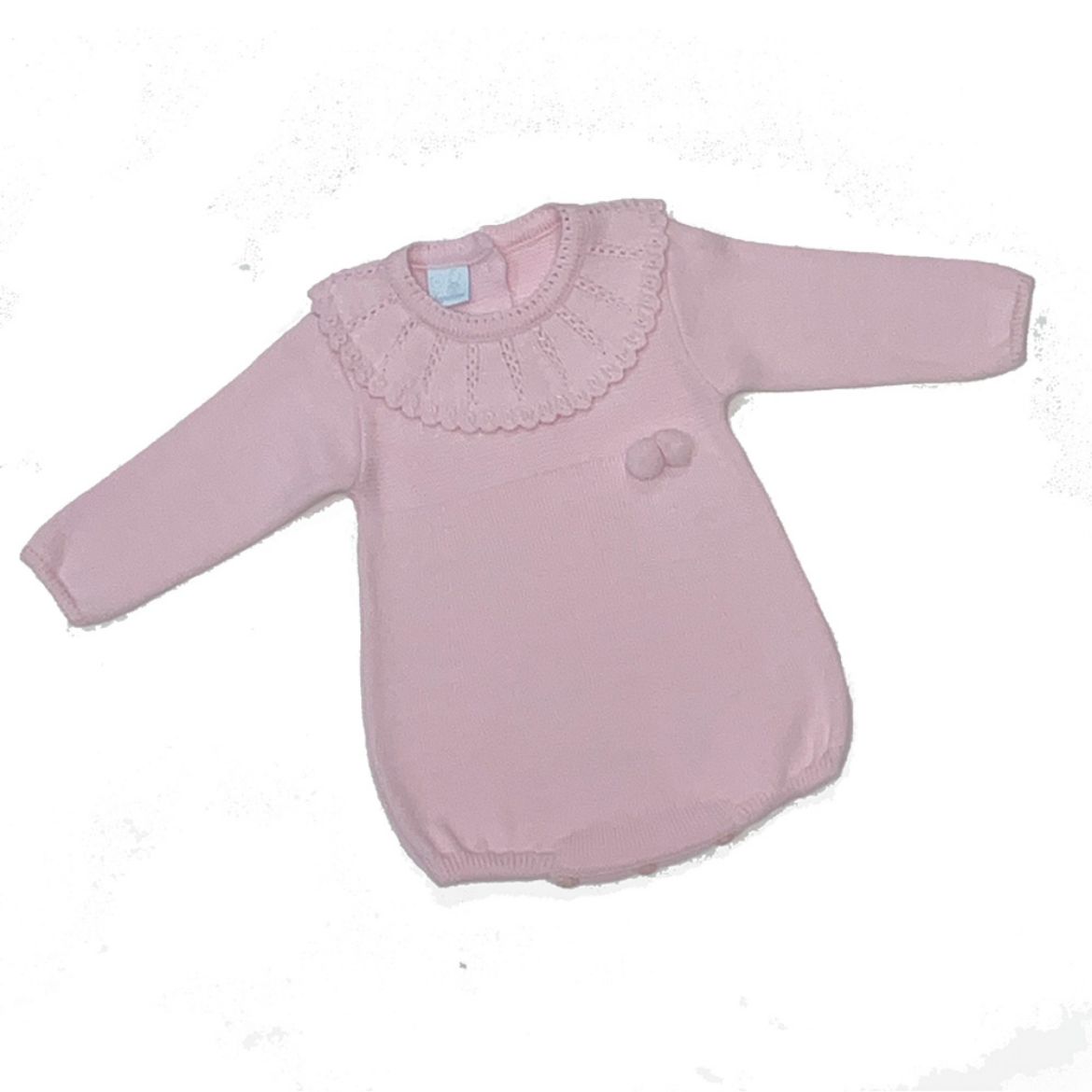 Picture of Granlei Girls Pink Knitted Romper