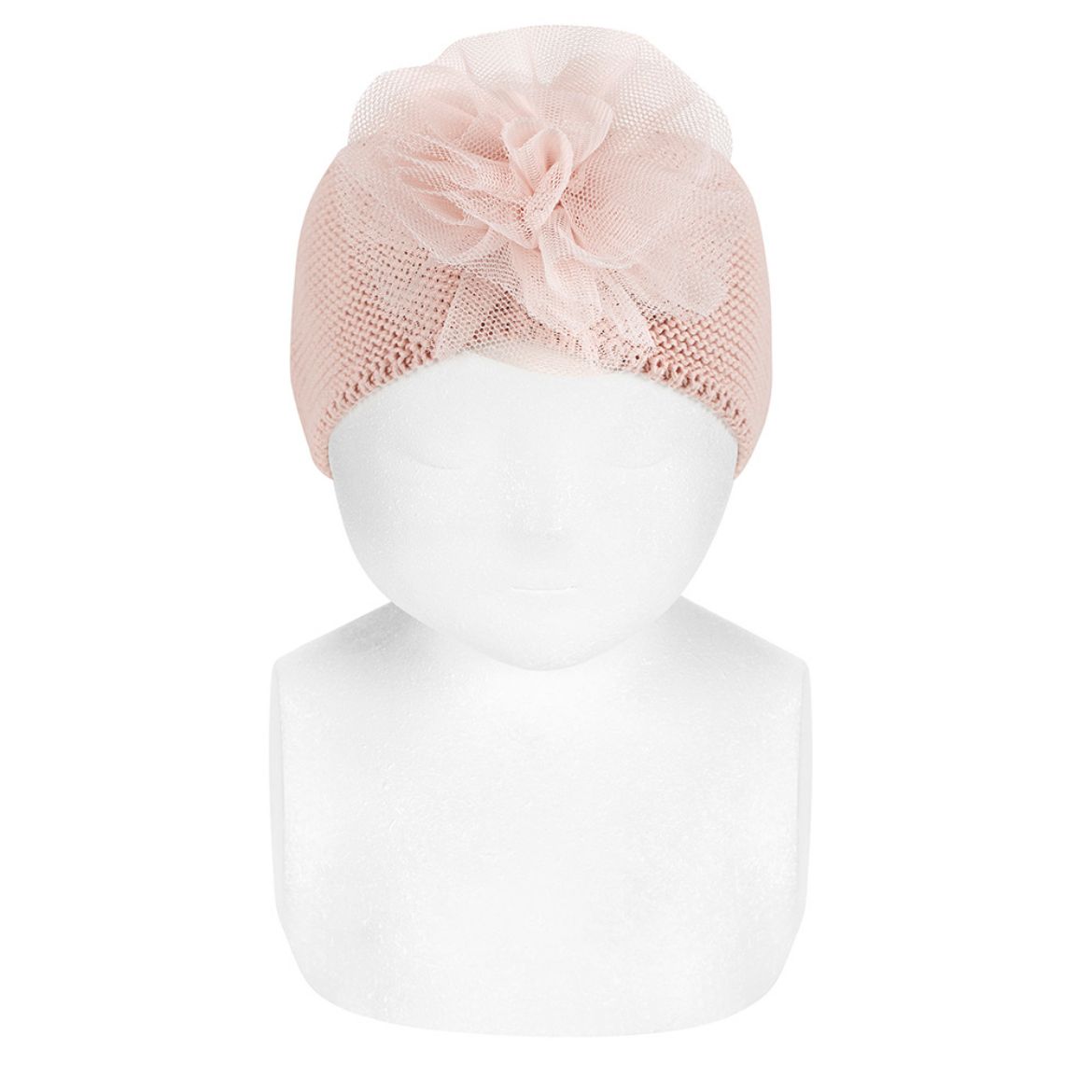 Picture of Condor Pink Knitted Headband with Tulle