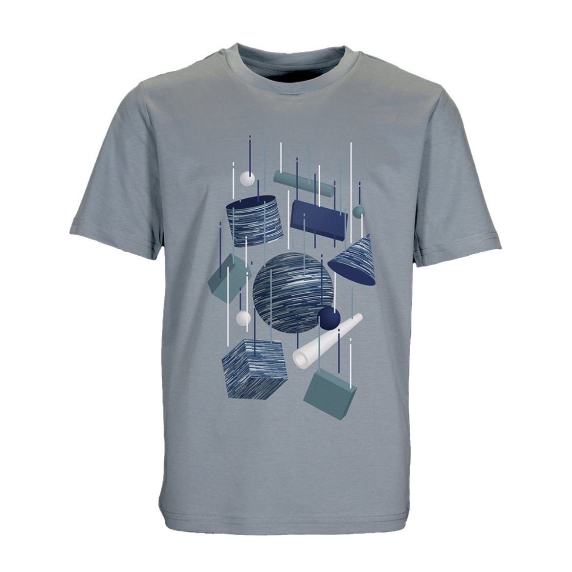 Picture of Moda Bandidos Space Dye B Grey T Shirt