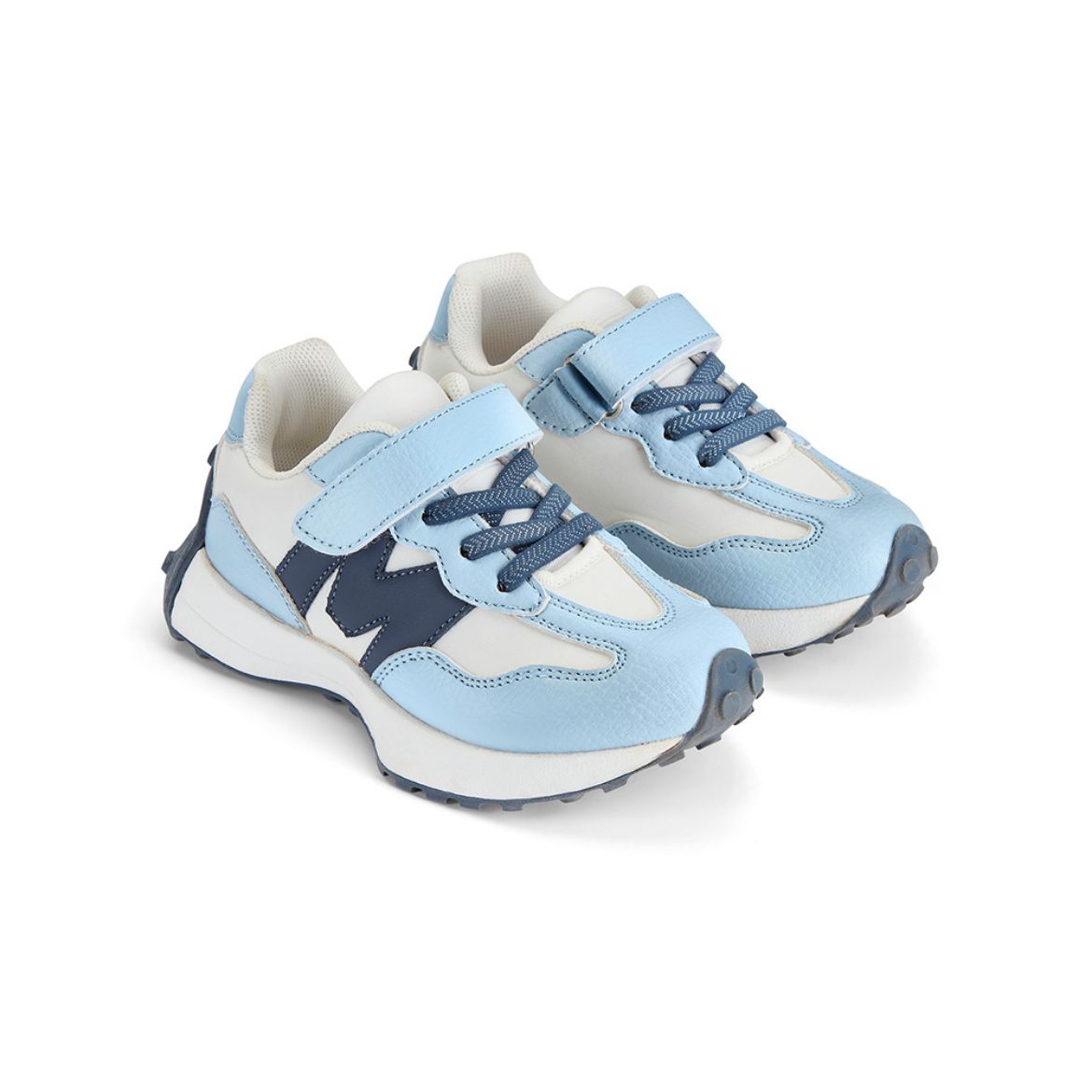 Picture of Mitch & Son Sky Blue Runner Trainers