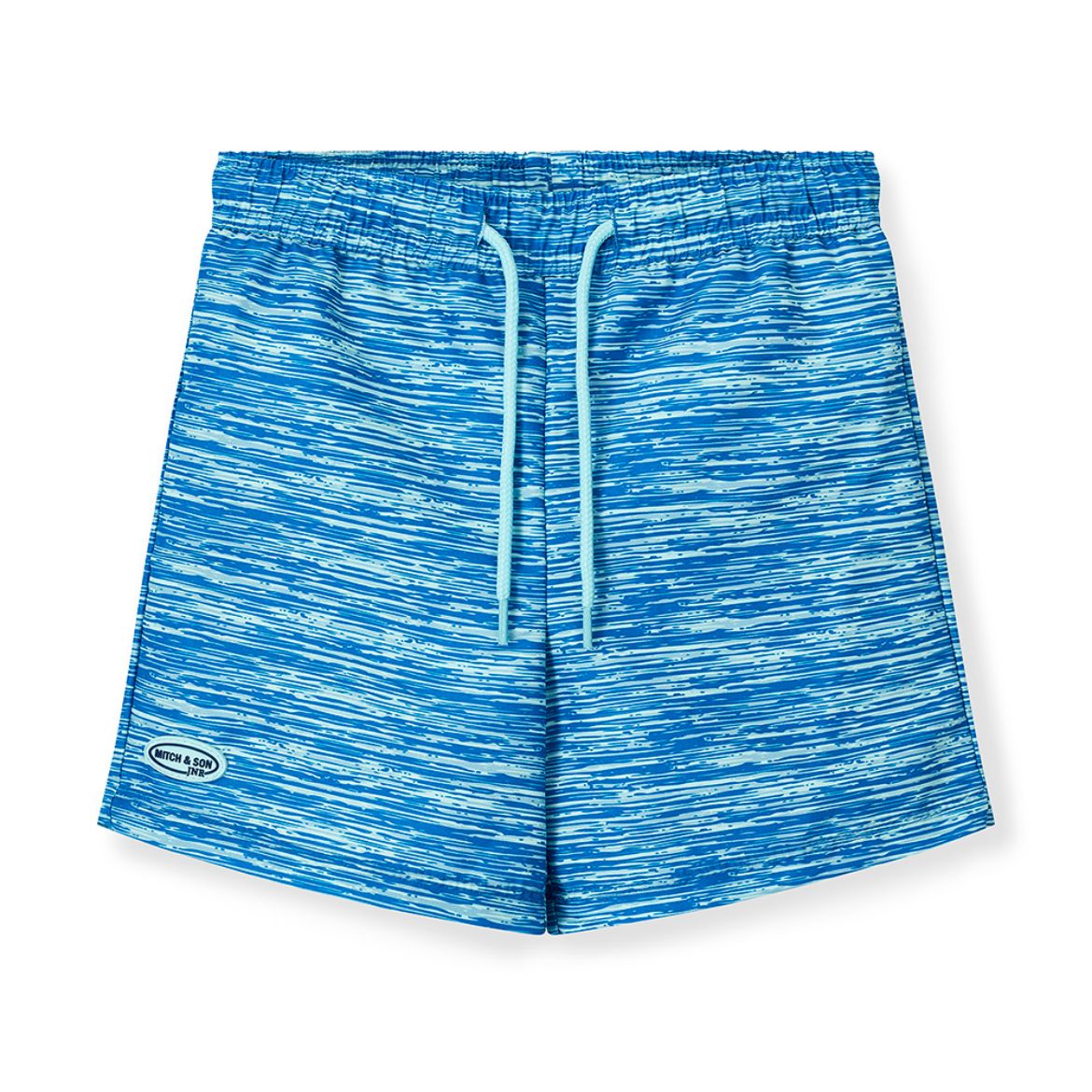 Picture of Mitch & Son Hugo Blue Space Dye Swim Shorts