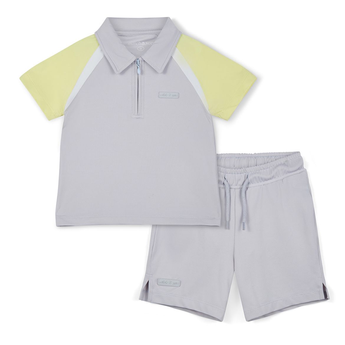 Picture of Mitch & Son Gunner Grey Polo Short Set