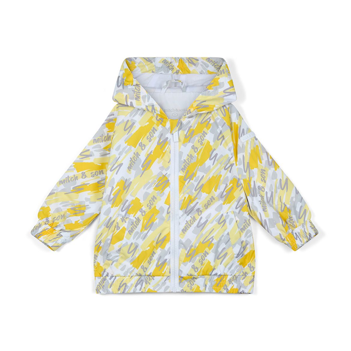 Picture of Mitch & Son Geo Yellow Printed Jacket