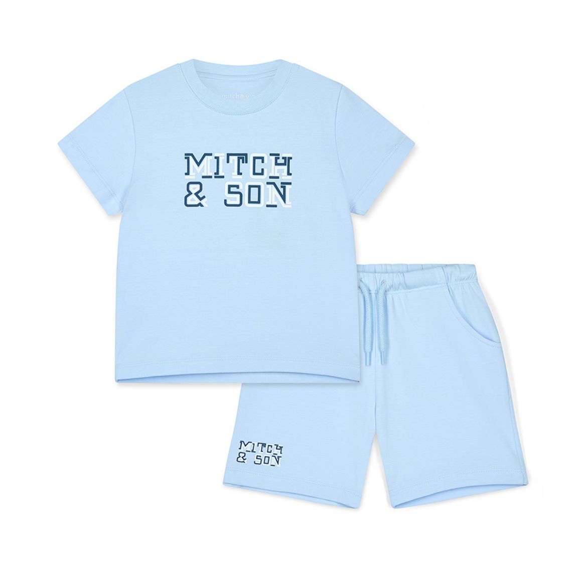 Picture of Mitch & Son Franklin Blue Short Set