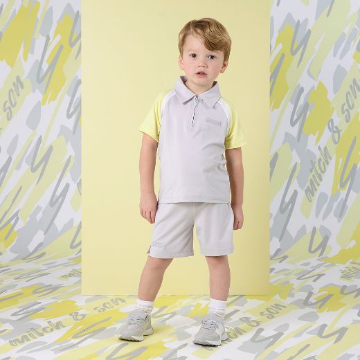 Picture of Mitch & Son Gunner Grey Polo Short Set