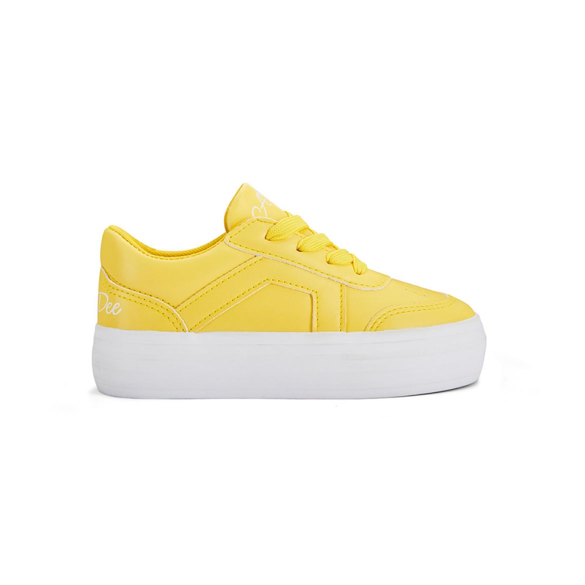 Picture of A Dee Patty Yellow Trainers