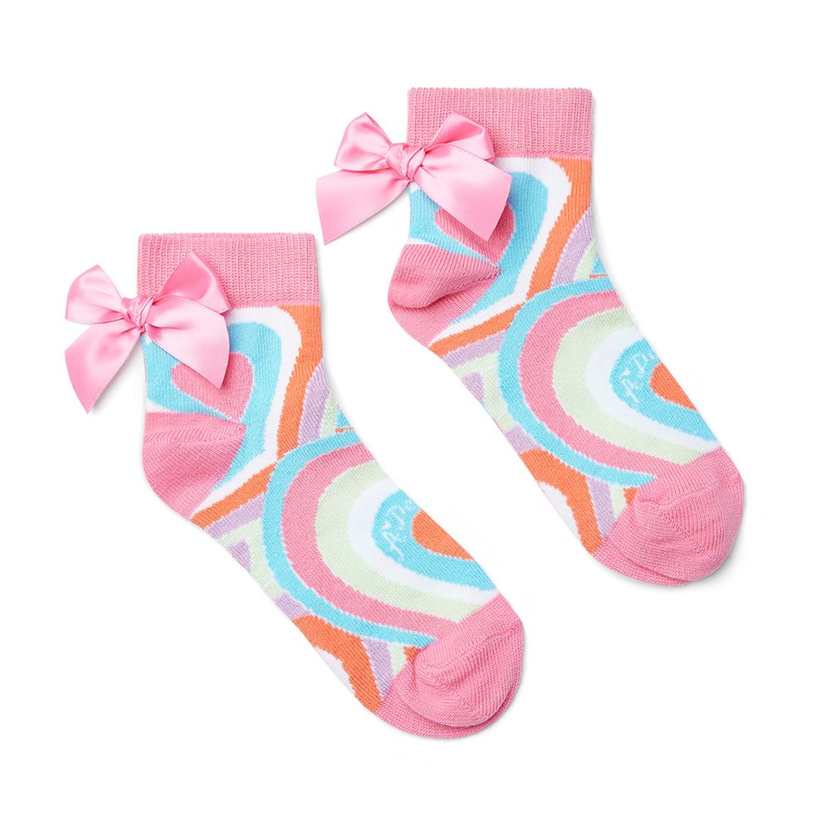 Picture of A Dee Evie Heart Printed Ankle Socks