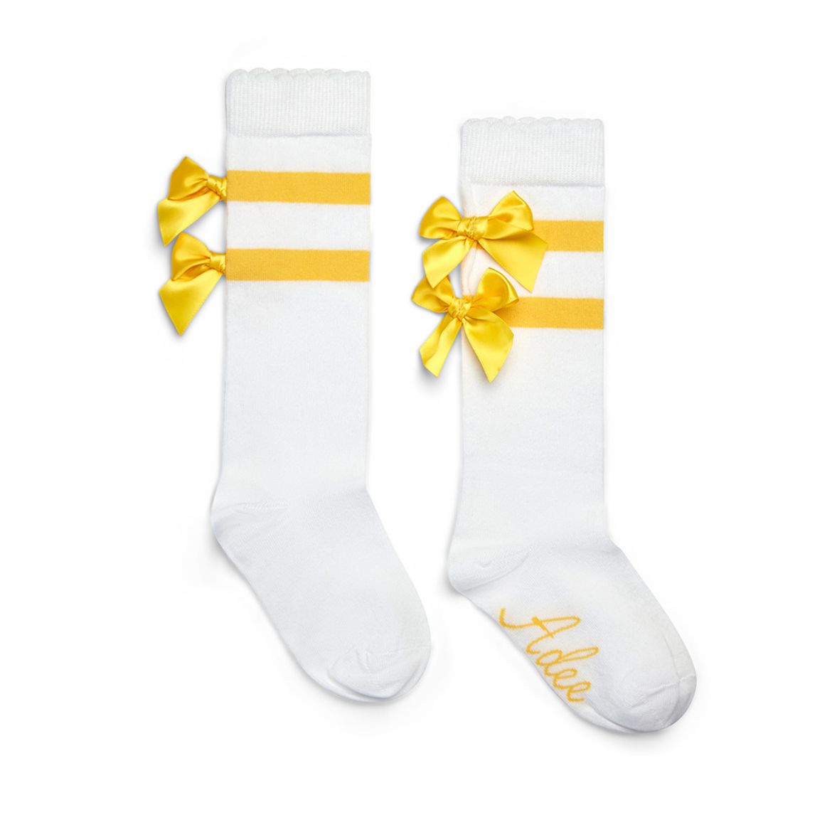 Picture of A Dee Dawn White Bow Knee Socks