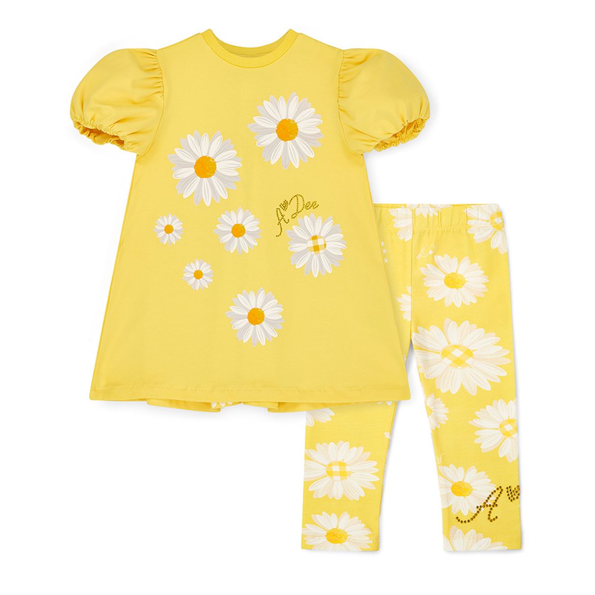 Picture of A Dee Delilah Yellow Daisy Leggings Set