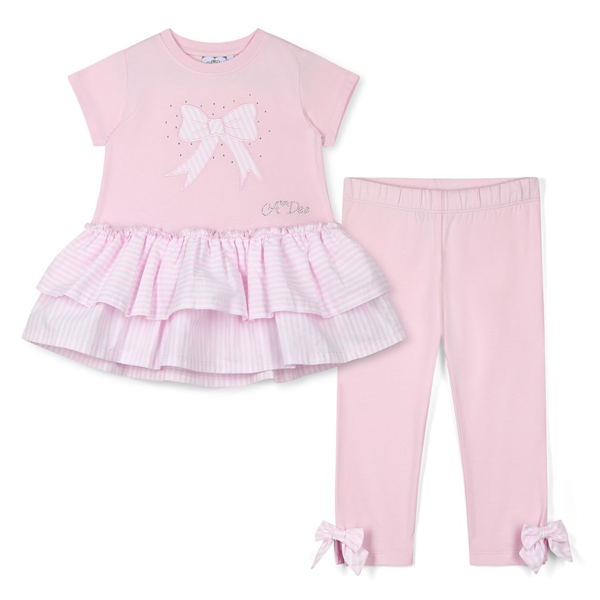 Picture of A Dee Cecelia Pink Bow Leggings Set