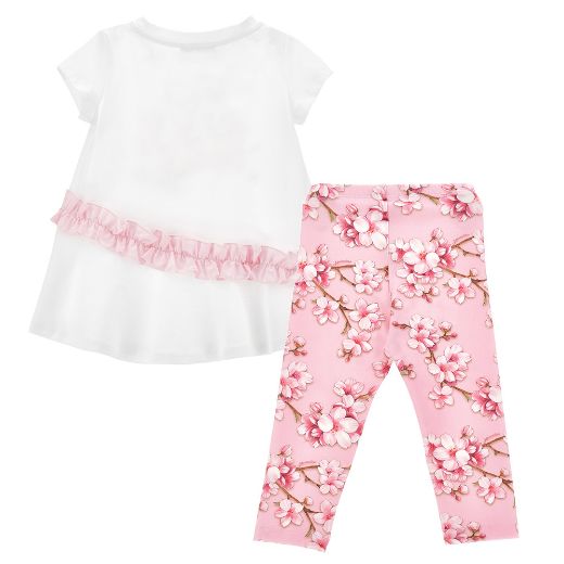 Picture of Monnalisa Bambi Pink Leggings Set