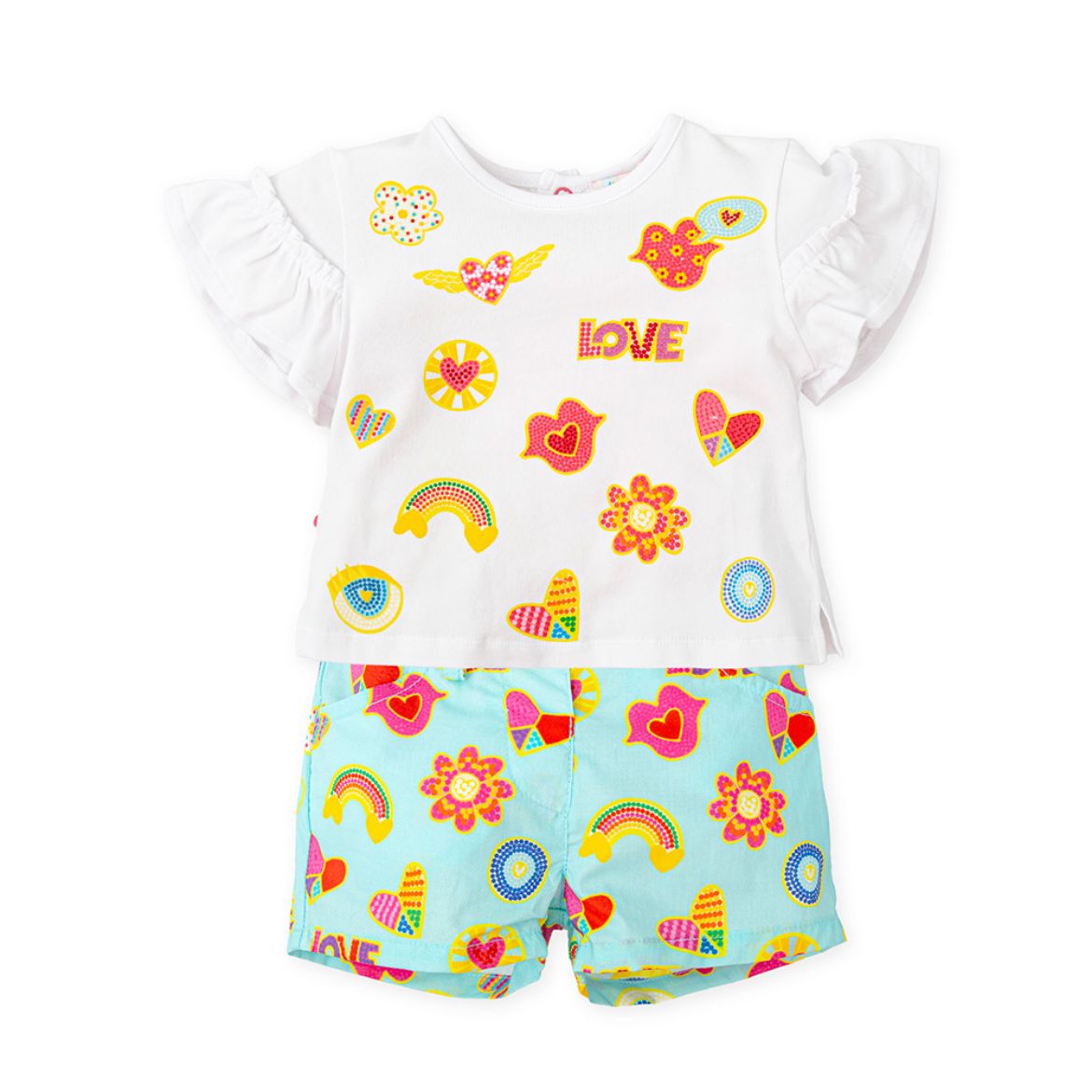 Picture of Agatha Ruiz De La Prada Multicoloured Love Short Set