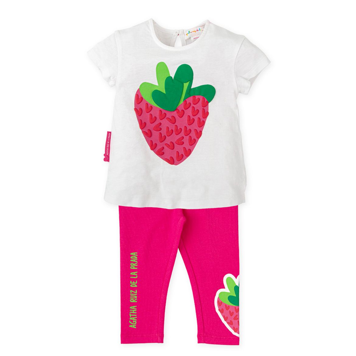 Picture of Agatha Ruiz De La Prada Pink Strawberry Leggings Set