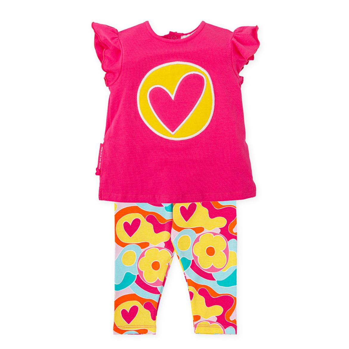 Picture of Agatha Ruiz De La Prada Pink Multicoloured Heart Leggings Set