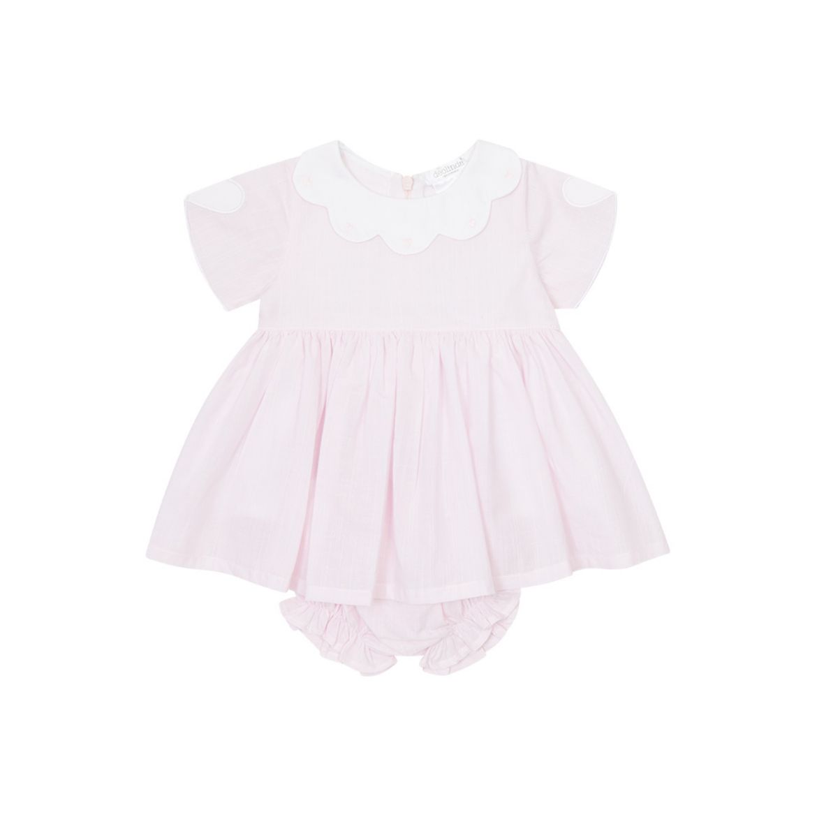 Picture of Deolinda Baby Girls Pink Dress & Bloomers