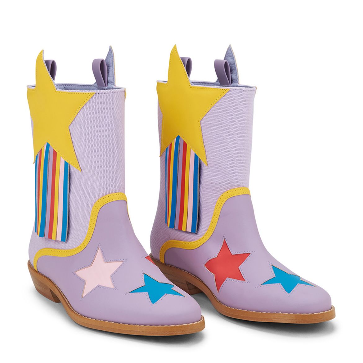 Picture of Stella Mc Cartney Lilac Star Cowboy Boots