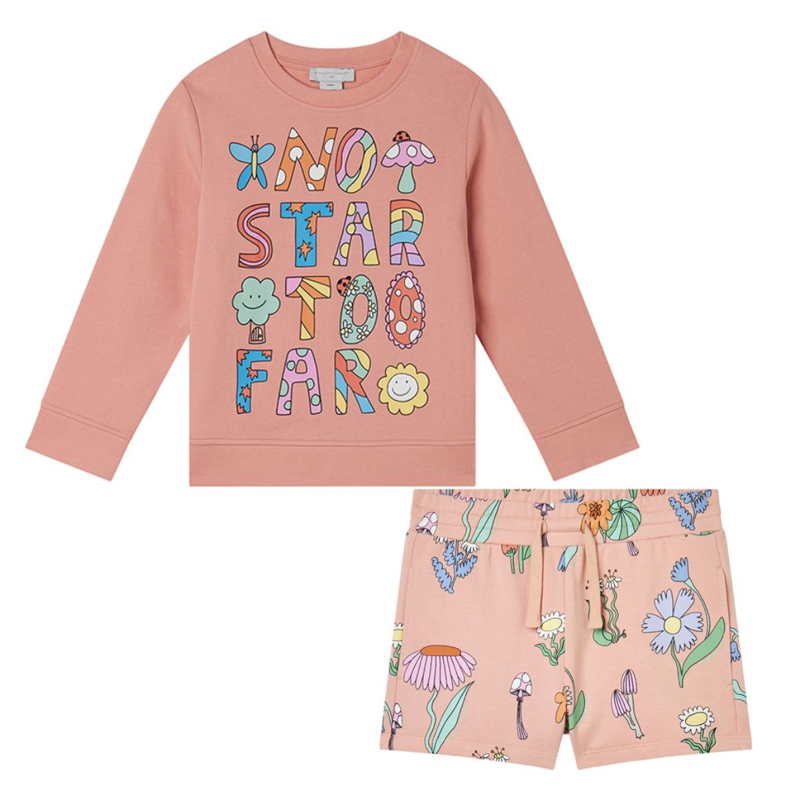 Picture of Stella Mc Cartney Flowers Jumper & Short Set