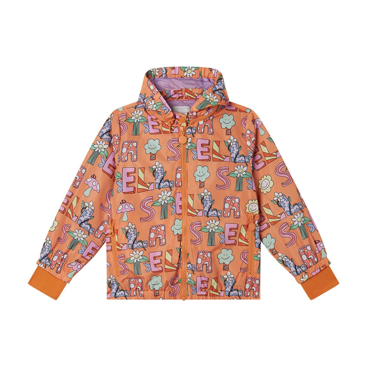 Picture of Stella Mc Cartney Orange Logo Jacket