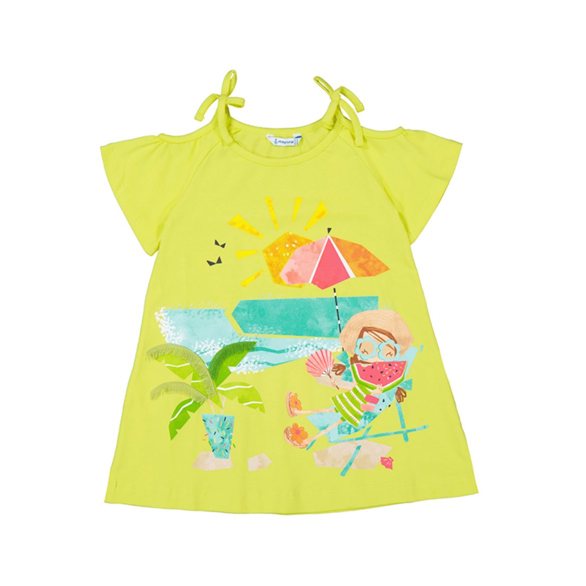 Picture of Mayoral Girls Citrus Beach Dress