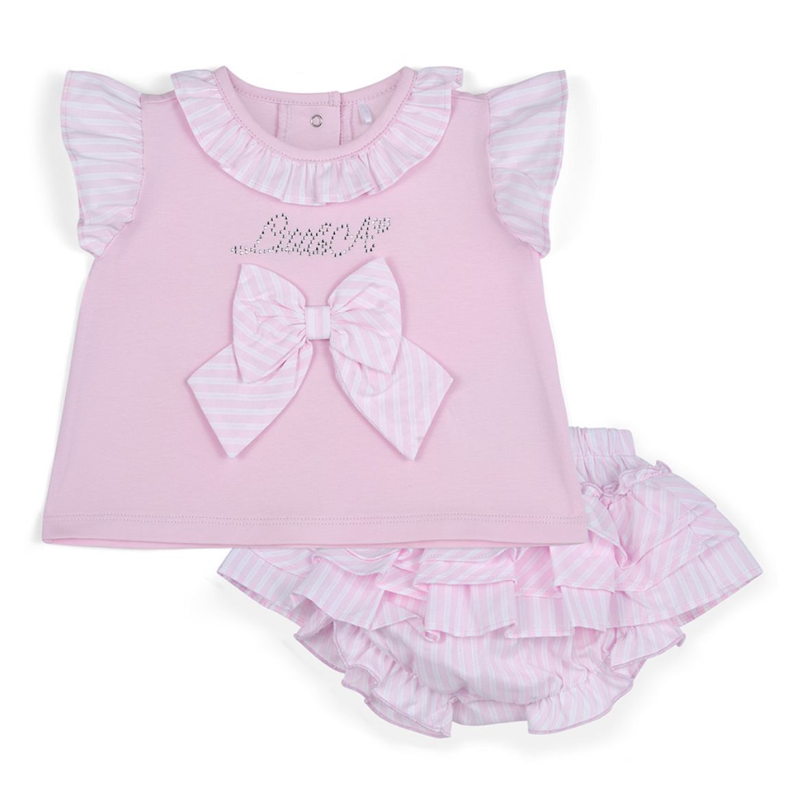 Picture of Little A Avery Pink Jam Pant Set