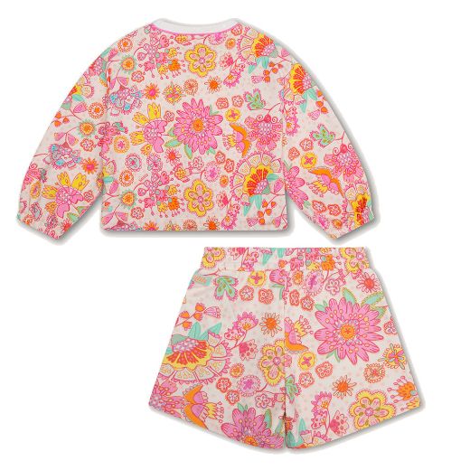 Picture of Oilily Girls Flower Printed Hexima Jumper & Palace Short Set 