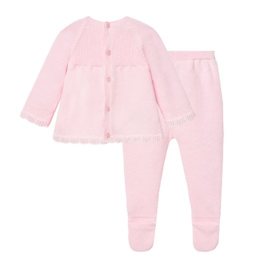 Picture of Paz Rodriguez Baby Girls Pink Knitted Set