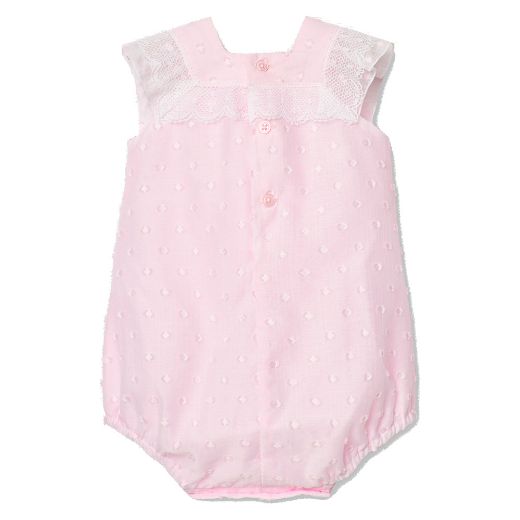 Picture of Paz Rodriguez Baby Girls Pink Romper