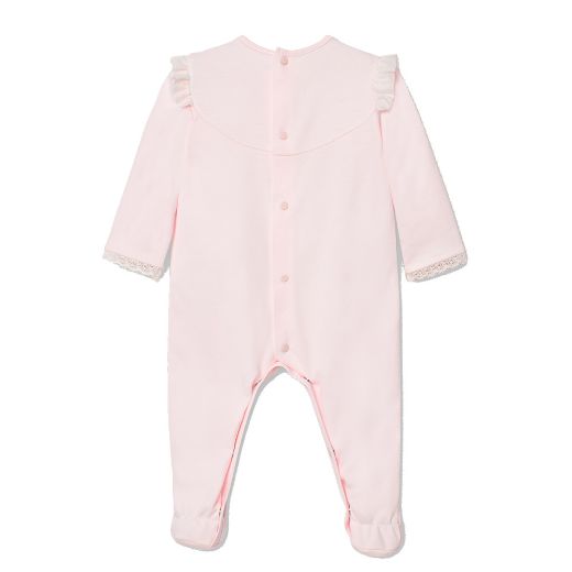 Picture of Paz Rodriguez Baby Girls Pink Cotton Babygrow