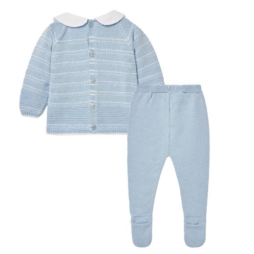 Picture of Paz Rodriguez Baby Boys Blue Knitted Set