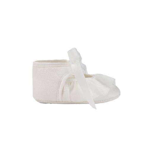 Picture of Paz Rodriguez Baby Girls Cream Baby Shoes