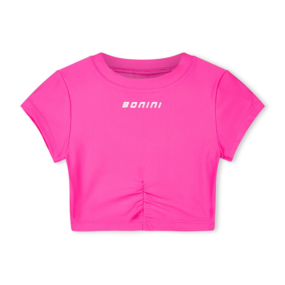 Picture of Bonini Pink Short Sleeve Crop Top