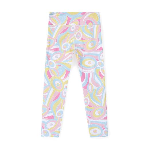 Picture of Bonini Yellow Printed Leggings