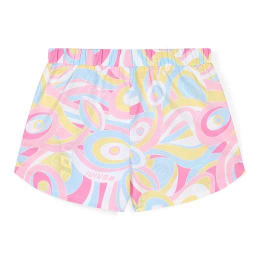 Picture of Bonini Yellow Printed Shorts