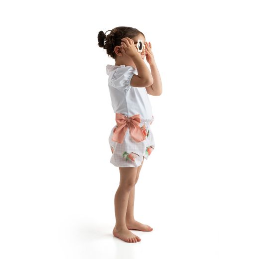 Picture of Meia Pata Girls Peaches T-Shirt & Short Set